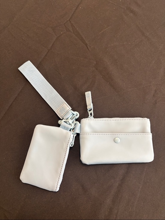 FLX Accessories - Minimalist Light Blue Double Pouch Wristlet